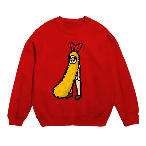 Jin who wear fried shrimp . Crew Neck Sweatshirt