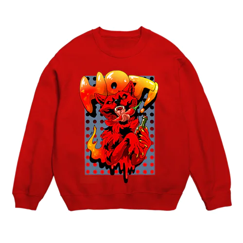 HOT CHILI WOLF Crew Neck Sweatshirt