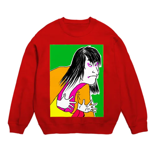 一ノ瀬彩【歌舞伎】(c)大剣使いさん Crew Neck Sweatshirt