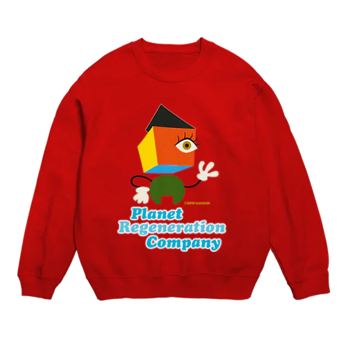 惑星再生カンパニー [ハコメ] Crew Neck Sweatshirt