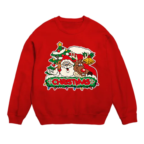 みんな！クリスマスだよ！！ Crew Neck Sweatshirt