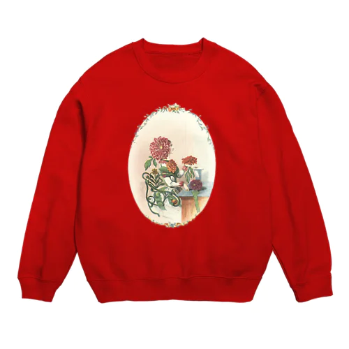 「花の幻想」ダリア＜グランヴィル＞ Crew Neck Sweatshirt