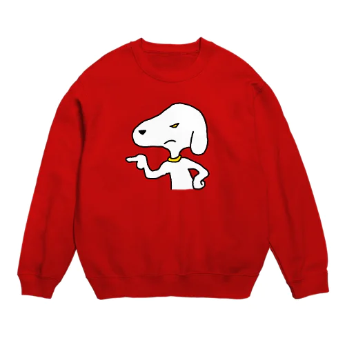 わるいイヌ Crew Neck Sweatshirt