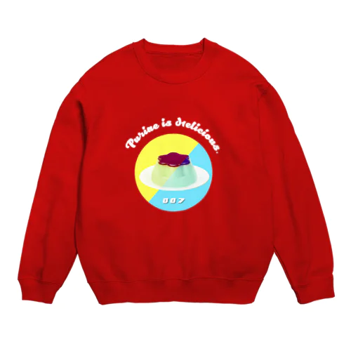 毎日プリン Crew Neck Sweatshirt