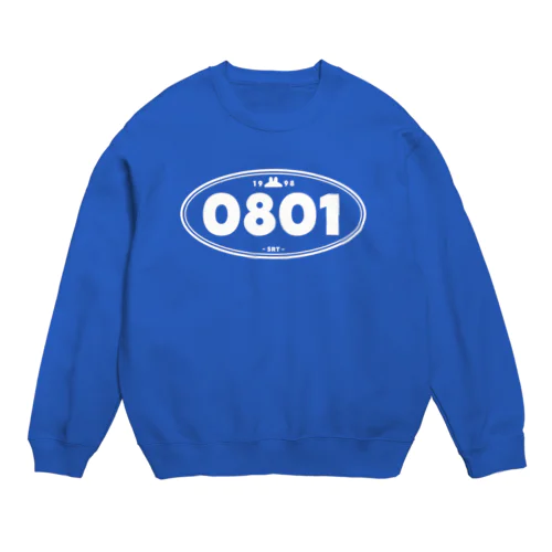 日付のうさぎ Crew Neck Sweatshirt