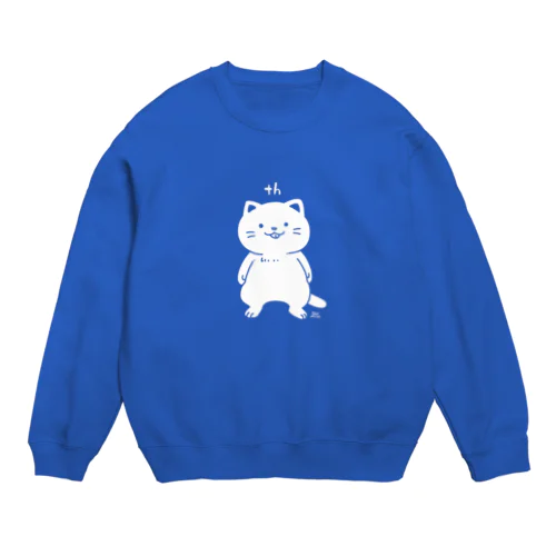 thにゃんこ Crew Neck Sweatshirt