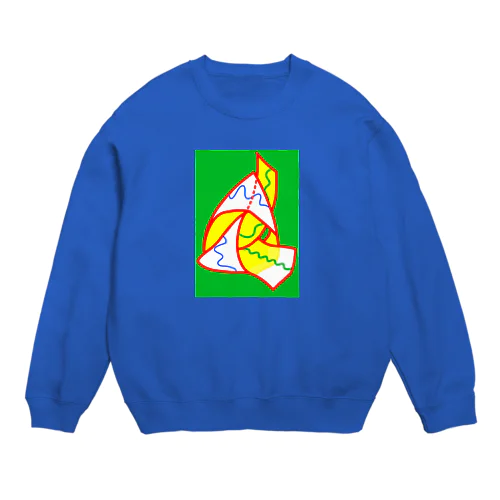 ぐにょにょ Crew Neck Sweatshirt