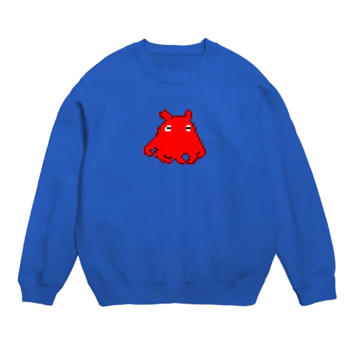 メンダコさんドットバージョン Crew Neck Sweatshirt