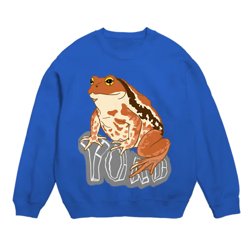 TOAD (ヒキガエル) 英字バージョン Crew Neck Sweatshirt