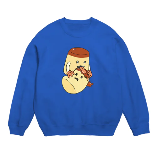 共喰い🍮（プリン） Crew Neck Sweatshirt