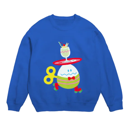 ウェイターエッグ Crew Neck Sweatshirt