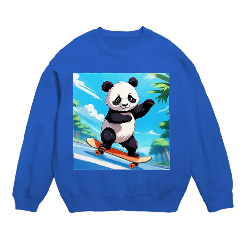 スケボーパンダ Crew Neck Sweatshirt