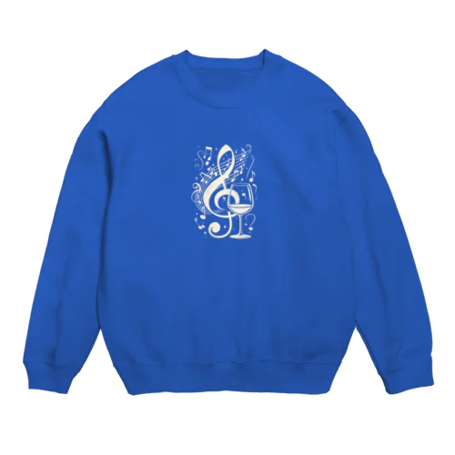 The Rhythm of Wine Crew Neck Sweatshirt