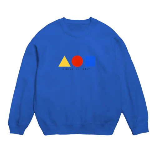 シンプルな形 Crew Neck Sweatshirt