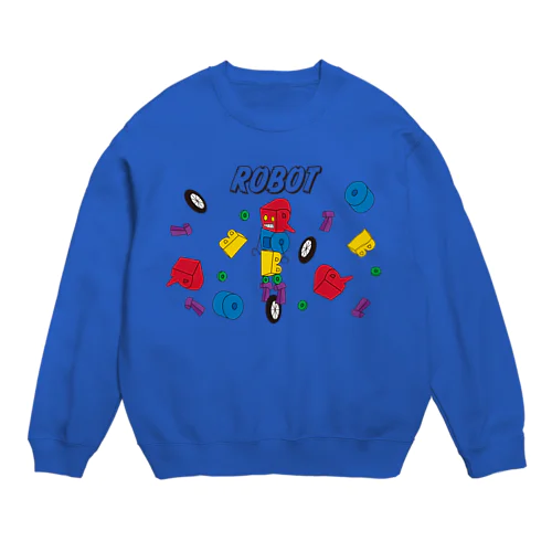 ROBOT レトロブリキカラー Crew Neck Sweatshirt