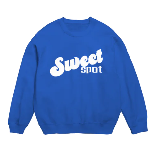 スイートスポット（ホワイト） Crew Neck Sweatshirt