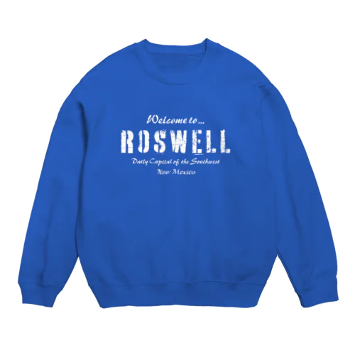 ロズウェル!（濃色用） Crew Neck Sweatshirt