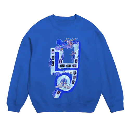 ビジュアルヤバい龍♪ Crew Neck Sweatshirt