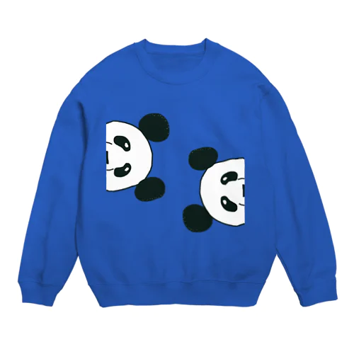 giant panda-パンダ①- Crew Neck Sweatshirt