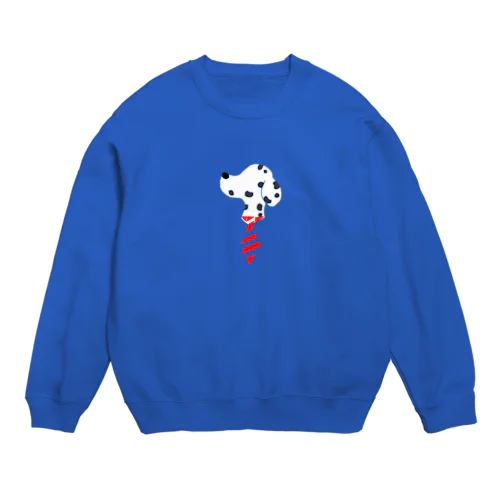 ダルメシアン〜ネクタイ〜 Crew Neck Sweatshirt