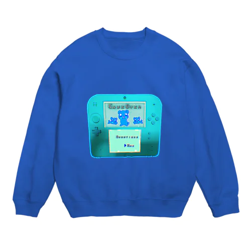 ゲームオーバーくまちゃん Crew Neck Sweatshirt