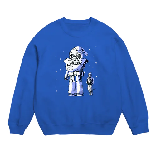 少年とロボ（寒い） Crew Neck Sweatshirt