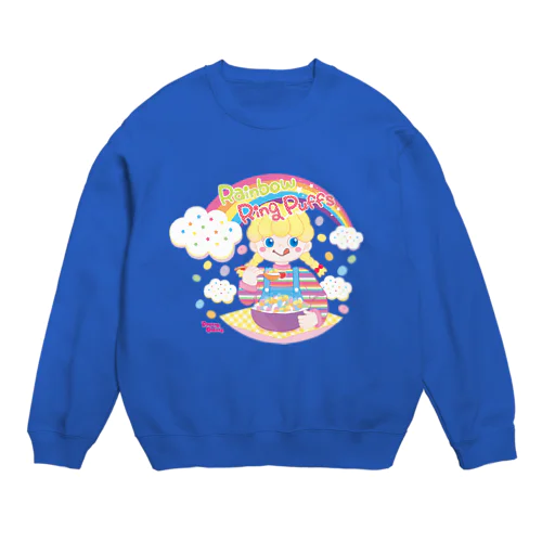 🌈Rainbow Ring Puffs🌈 Crew Neck Sweatshirt