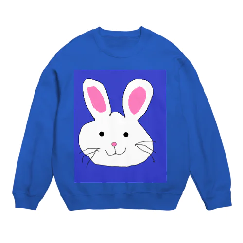 てがきうさぎ Crew Neck Sweatshirt