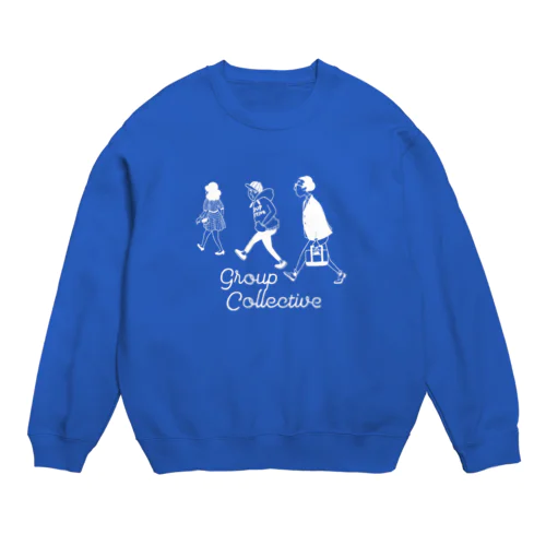 Group Collective White Crew Neck Sweatshirt