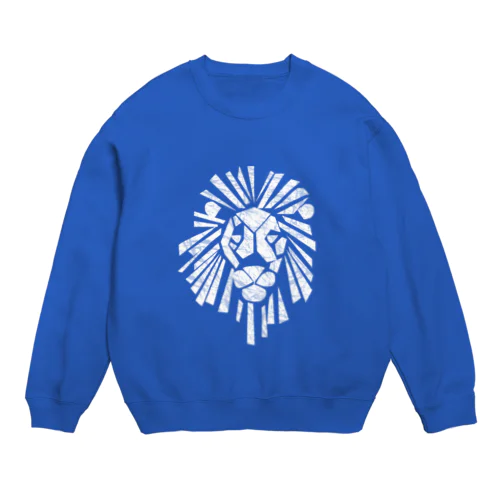 ホワイトライオンマーク Crew Neck Sweatshirt