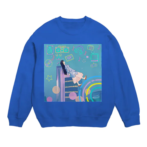 momo_emi2021 秋 Crew Neck Sweatshirt