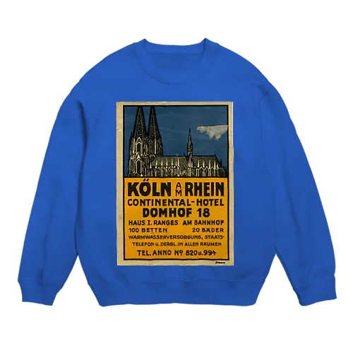 ケルン大聖堂 Crew Neck Sweatshirt