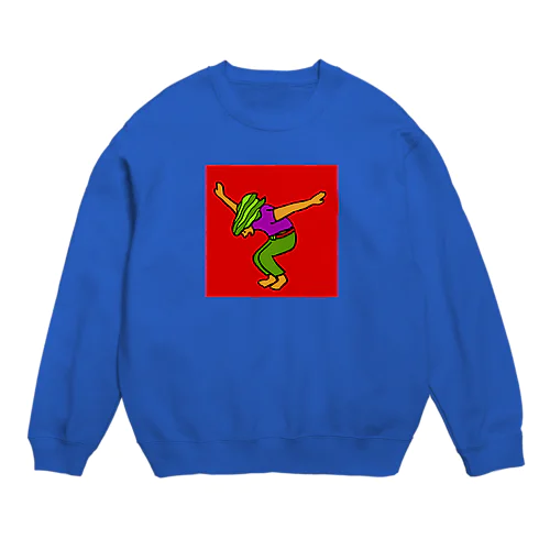 おたけびさん Crew Neck Sweatshirt