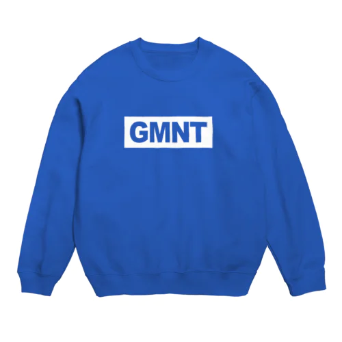 GMNT/ボックスロゴ Crew Neck Sweatshirt