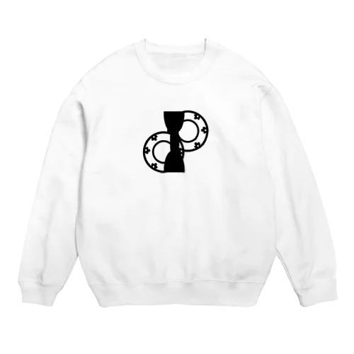 モノクロコツヅミ Crew Neck Sweatshirt