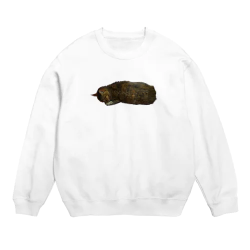 おねむ猫 Crew Neck Sweatshirt