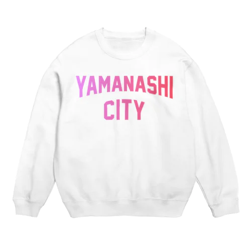 山梨市 YAMANASHI CITY Crew Neck Sweatshirt