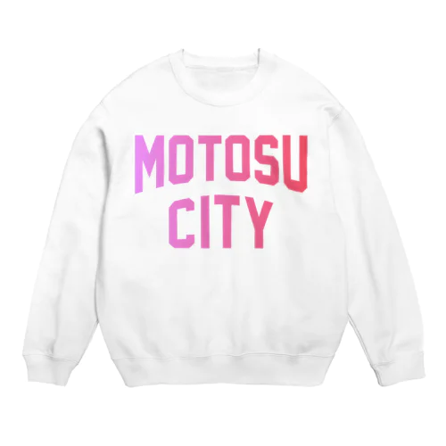 本巣市 MOTOSU CITY Crew Neck Sweatshirt