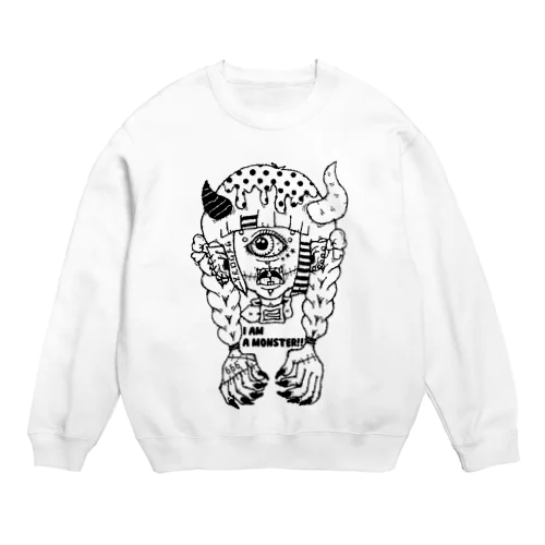 サイクロプスちゃん Crew Neck Sweatshirt