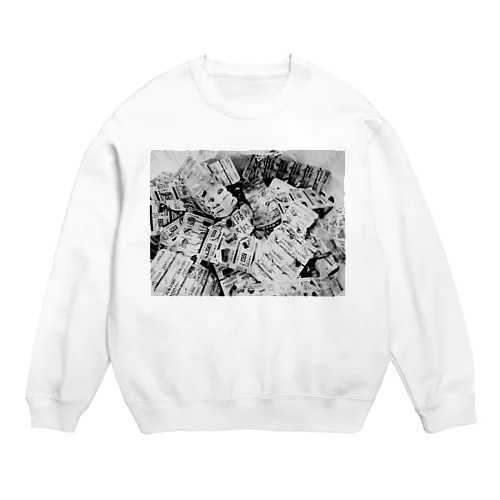 メンヘラお薬残骸写真 Crew Neck Sweatshirt