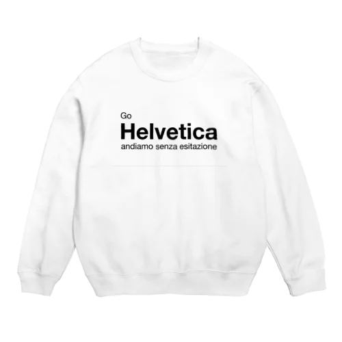 Go Helvetica スウェット