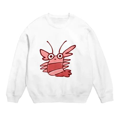 アメリカザリガニくん Crew Neck Sweatshirt