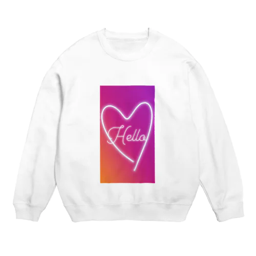 HELLO Crew Neck Sweatshirt