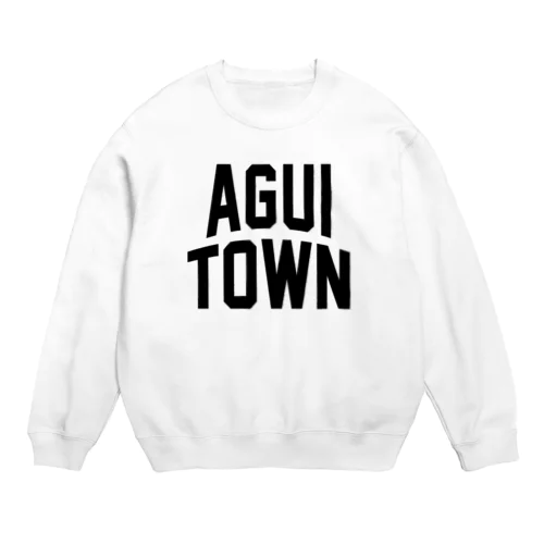 阿久比町 AGUI TOWN Crew Neck Sweatshirt
