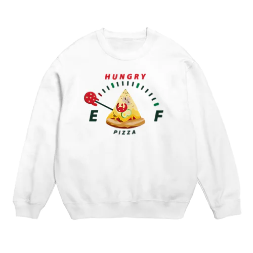 腹ペコゲージ　ピザ　A*Ｌ配置 Crew Neck Sweatshirt