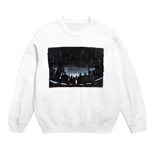 塩味の雨 Crew Neck Sweatshirt