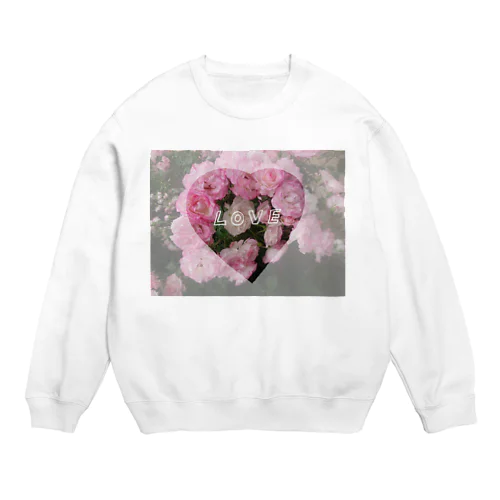 薔薇の花はお好き？？ Crew Neck Sweatshirt