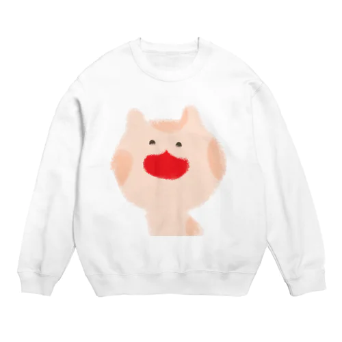 フワネコ「わ」 Crew Neck Sweatshirt