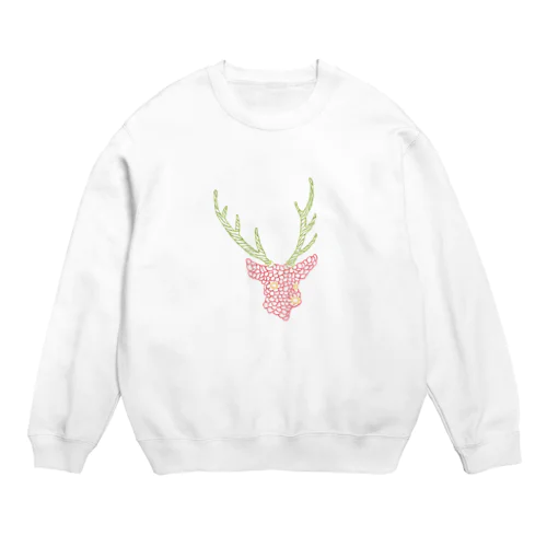 DeeR × strawberry Crew Neck Sweatshirt