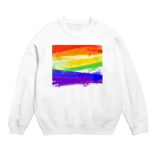 RAINBOW 虹 Crew Neck Sweatshirt